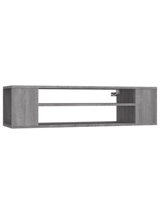 Závěsná tv skříňka šedá sonoma 100x30x26,5 cm kompozitní dřevo