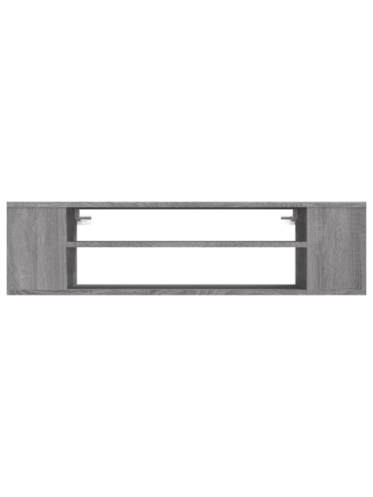 Závěsná tv skříňka šedá sonoma 100x30x26,5 cm kompozitní dřevo