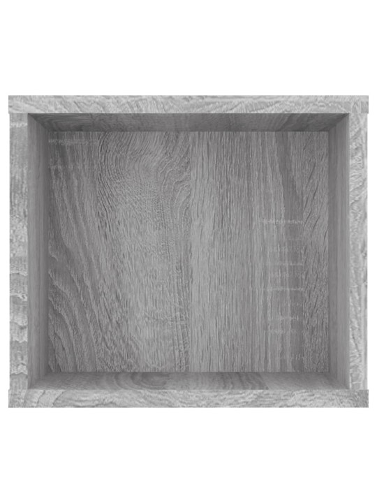 Závěsná tv skříňka šedá sonoma 100x30x26,5 cm kompozitní dřevo