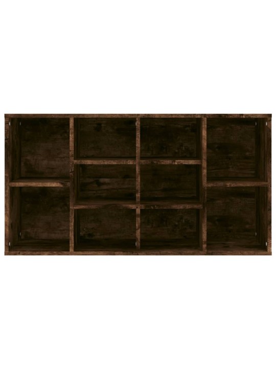 Lavice s botníkem kouřový dub 103x30x54,5 cm kompozitní dřevo