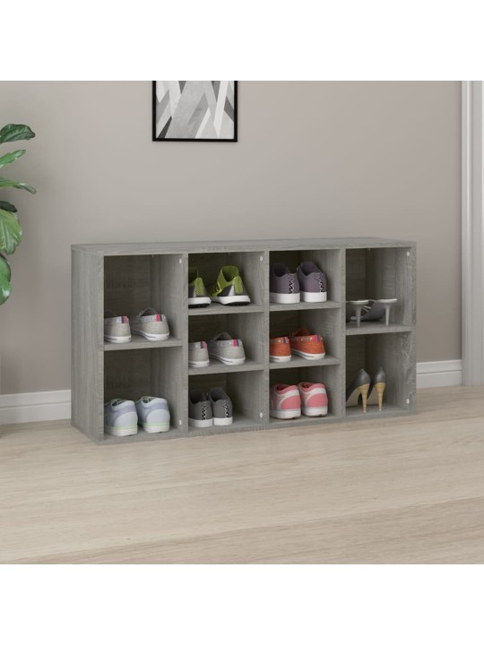 Lavice s botníkem šedá sonoma 103x30x54,5 cm kompozitní dřevo