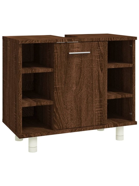 Koupelnová skříňka hnědý dub 60 x 32 x 53,5 cm kompozitní dřevo