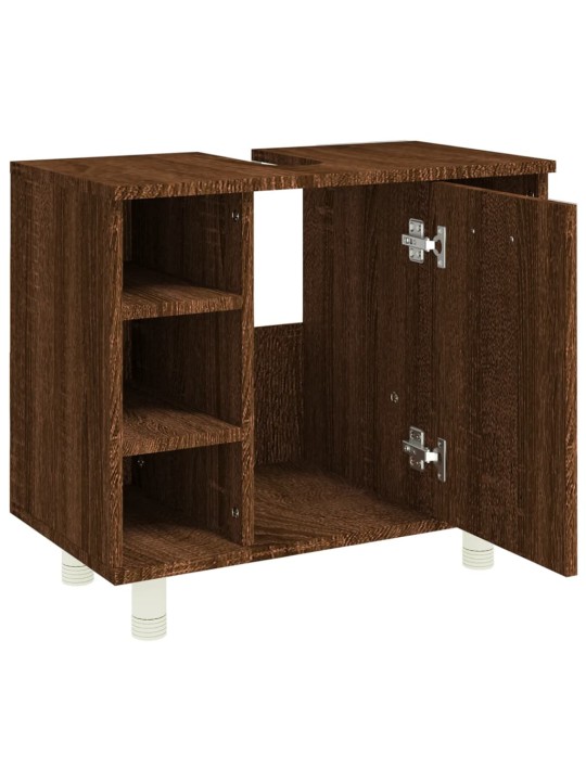 Koupelnová skříňka hnědý dub 60 x 32 x 53,5 cm kompozitní dřevo