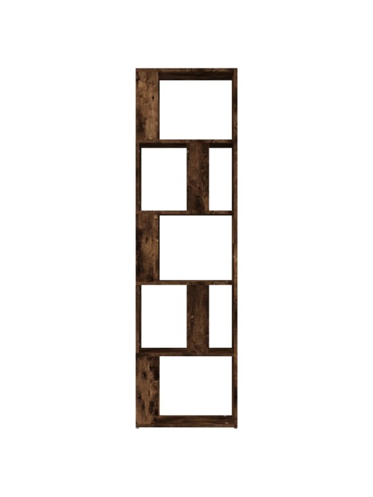 Knihovna kouřový dub 45 x 24 x 160 cm kompozitní dřevo