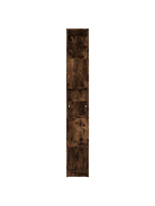 Knihovna kouřový dub 45 x 24 x 160 cm kompozitní dřevo