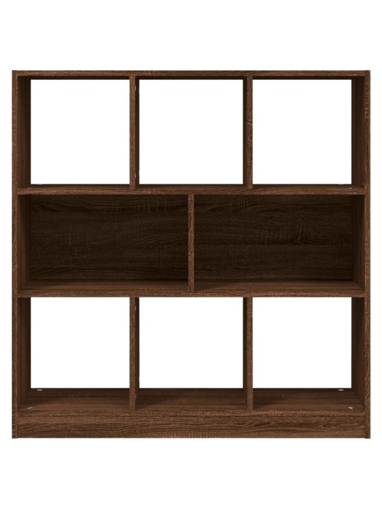 Knihovna hnědý dub 97,5 x 29,5 x 100 cm kompozitní dřevo