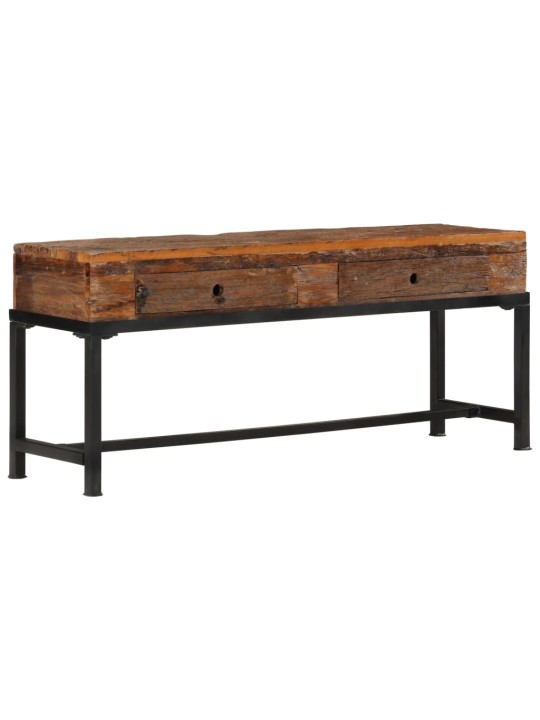 Tv skříňka 110 x 30 x 46 cm masivní recyklované dřevo