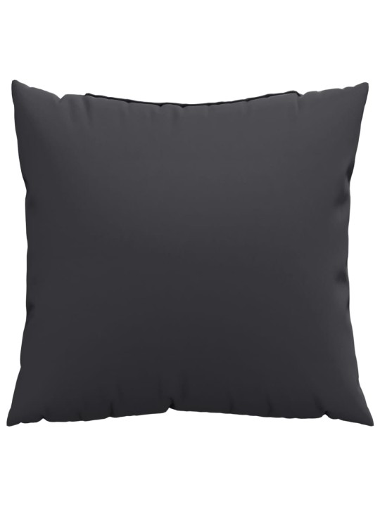 Polštáře na pohovku 4 ks černé 40 x 40 cm textil