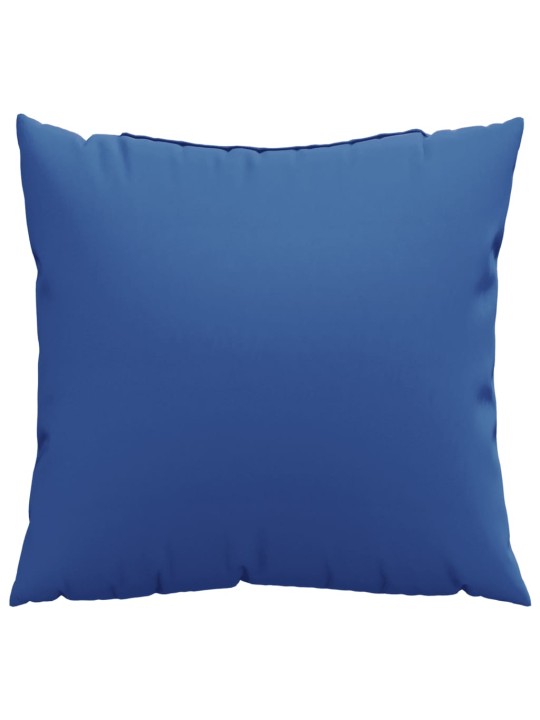 Polštáře na pohovku 4 ks královsky modré 40 x 40 cm textil