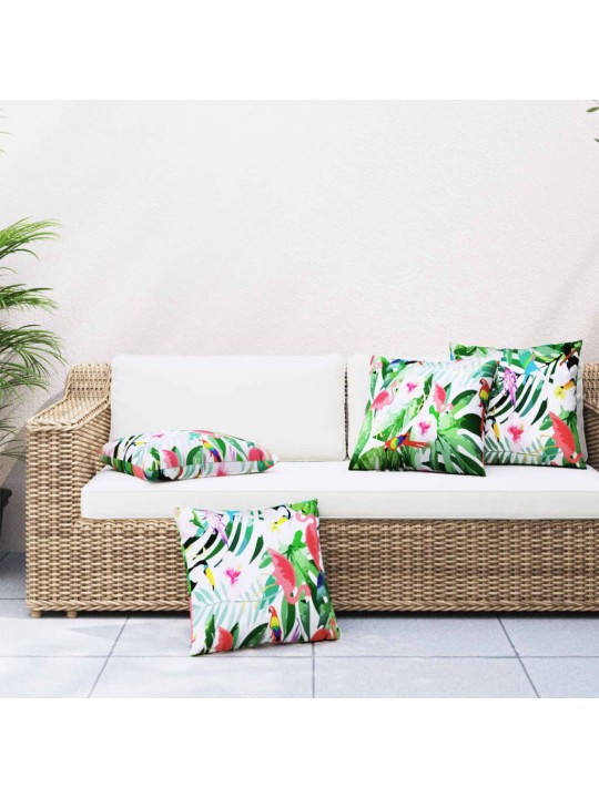 Dekorační polštáře 4 ks vícebarevné 40 x 40 cm textil