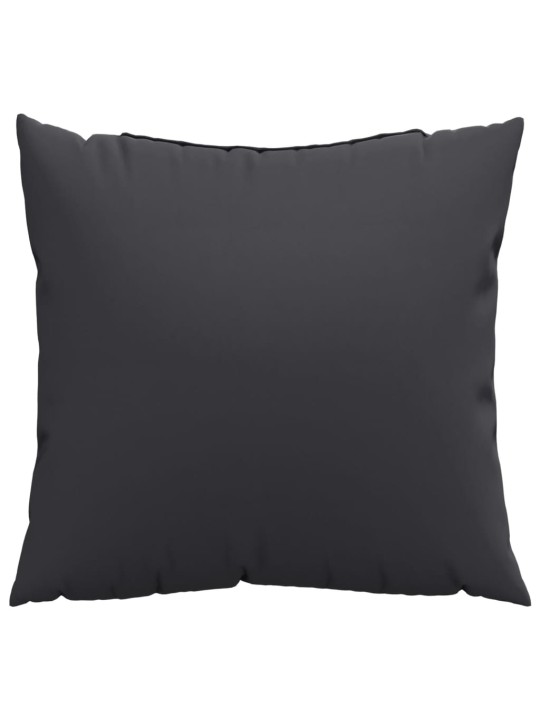 Polštáře na pohovku 4 ks černé 50 x 50 cm textil