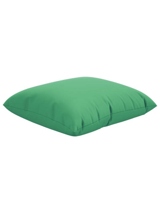 Polštáře na pohovku 4 ks zelené 60 x 60 cm textil