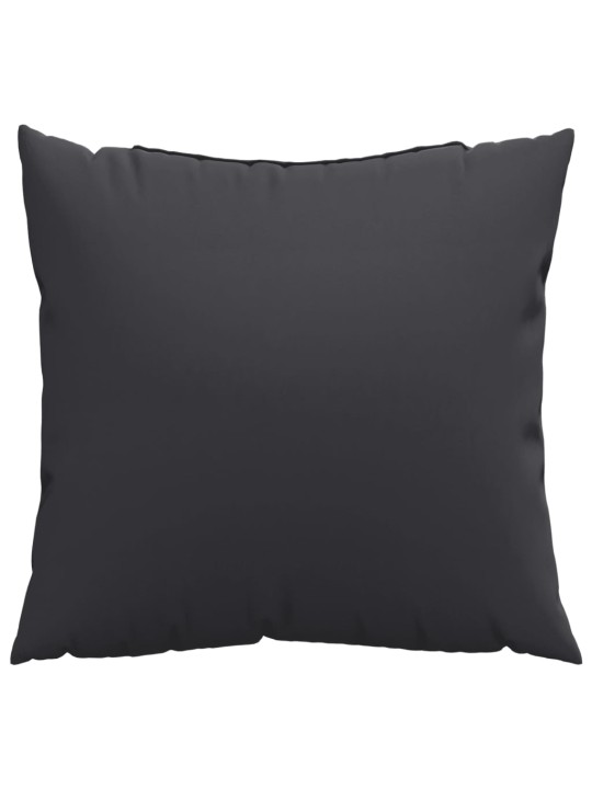 Polštáře na pohovku 4 ks černé 60 x 60 cm textil