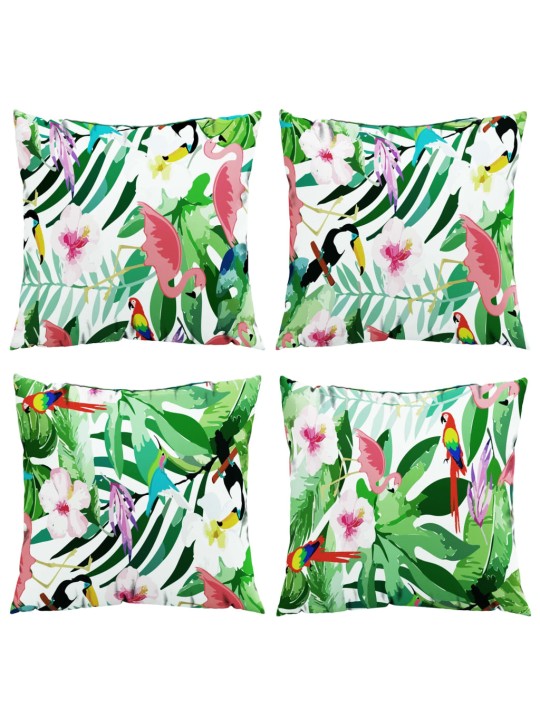 Dekorační polštáře 4 ks vícebarevné 60 x 60 cm textil