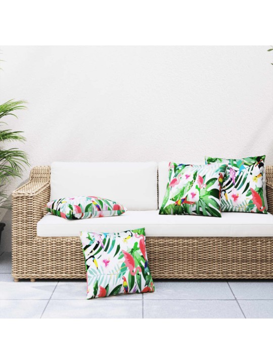 Dekorační polštáře 4 ks vícebarevné 60 x 60 cm textil