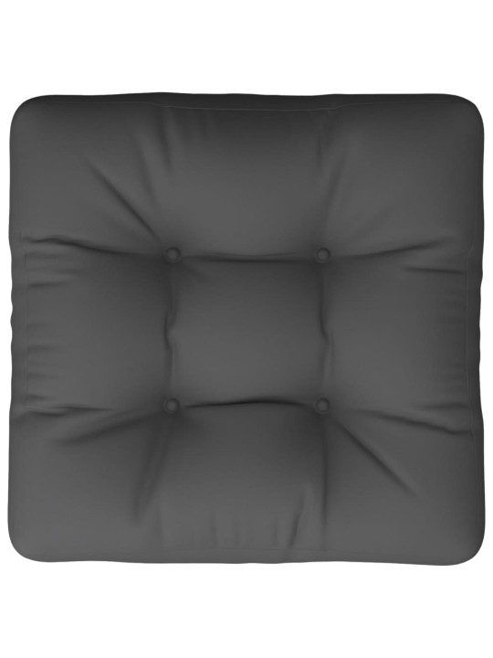 Poduška na palety šedá 60 x 60 x 12 cm textil