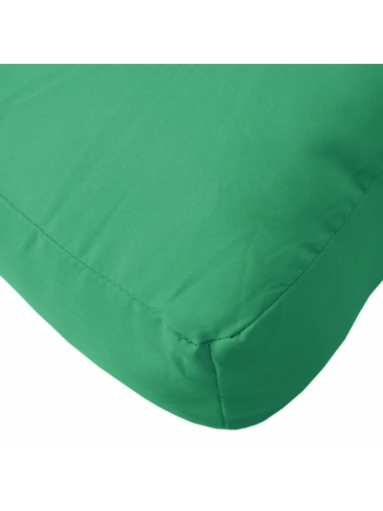 Poduška na palety zelená 60 x 60 x 12 cm textil