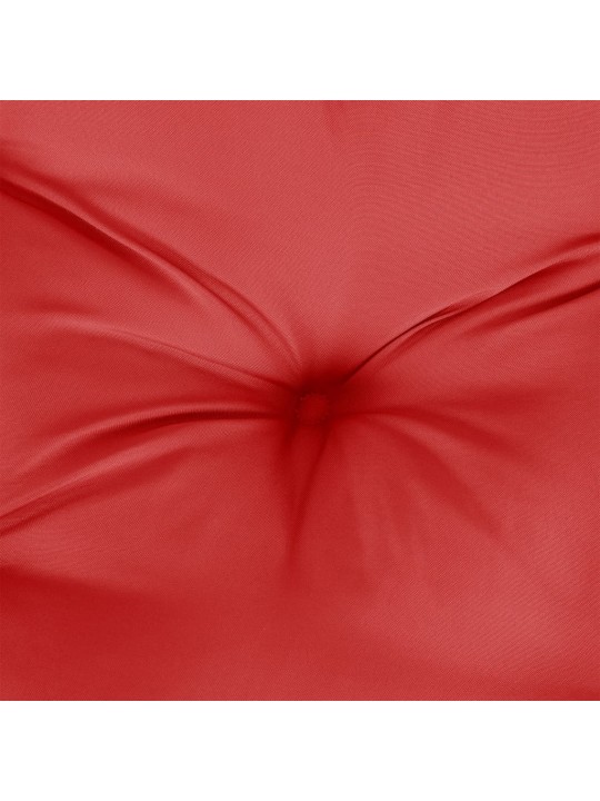 Poduška na palety červená 60 x 60 x 12 cm textil