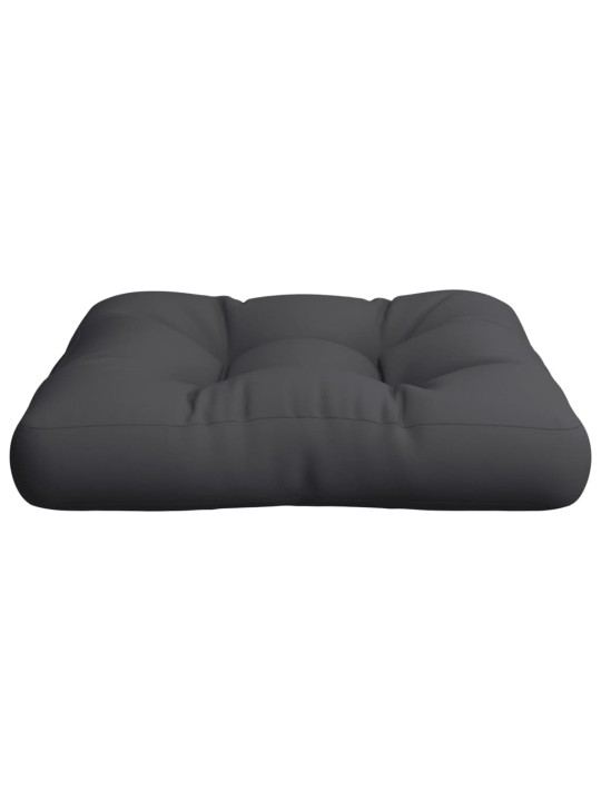 Poduška na palety černá 60 x 60 x 12 cm textil