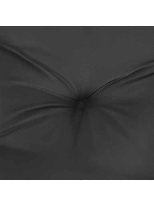 Poduška na palety černá 60 x 60 x 12 cm textil
