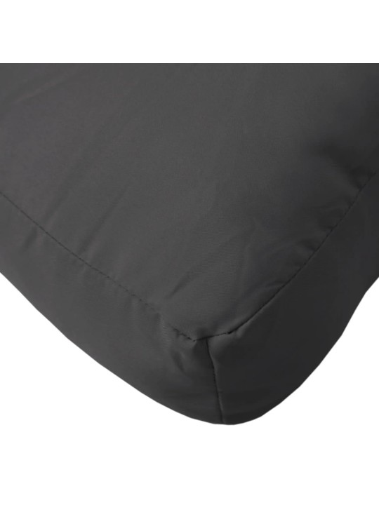 Poduška na palety černá 60 x 60 x 12 cm textil
