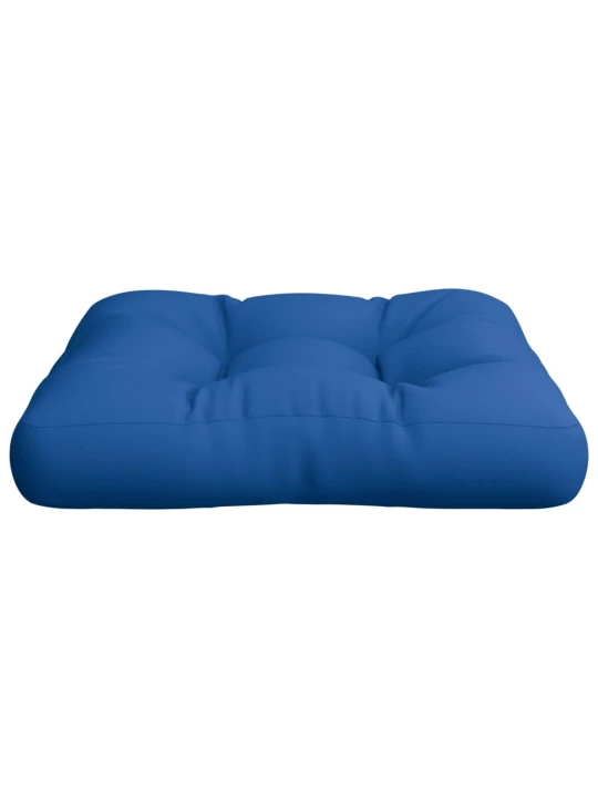 Poduška na palety královsky modrá 60 x 60 x 12 cm textil