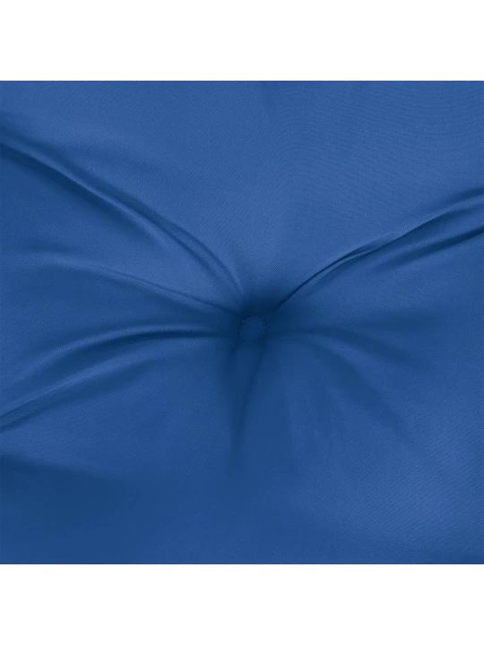 Poduška na palety královsky modrá 60 x 60 x 12 cm textil