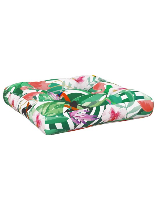 Poduška na palety vícebarevná 60 x 60 x 12 cm textil