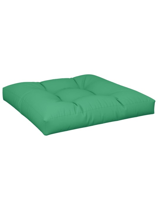 Poduška na palety zelená 70 x 70 x 12 cm textil