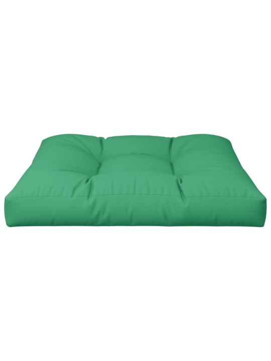 Poduška na palety zelená 70 x 70 x 12 cm textil