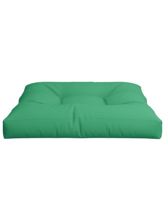 Poduška na palety zelená 70 x 70 x 12 cm textil
