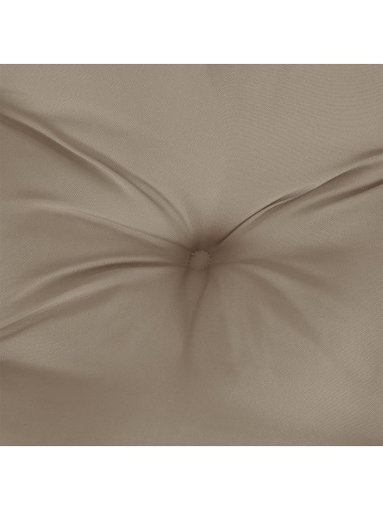 Poduška na palety taupe 70 x 70 x 12 cm textil