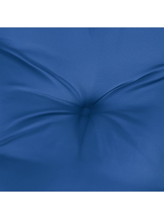Poduška na palety královsky modrá 70 x 70 x 12 cm textil