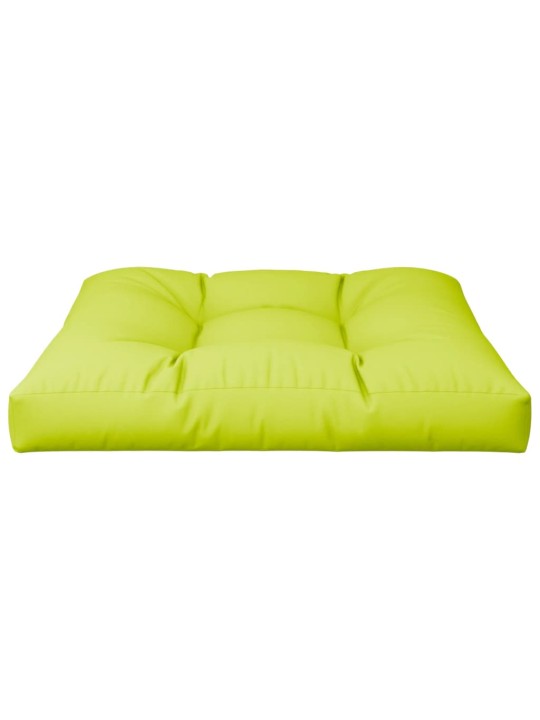Poduška na palety jasně zelená 70 x 70 x 12 cm textil