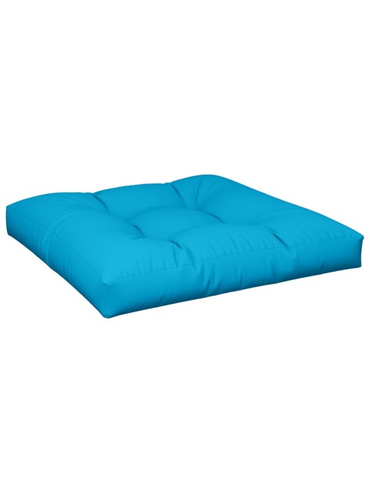 Poduška na palety modrá 80 x 80 x 12 cm textil