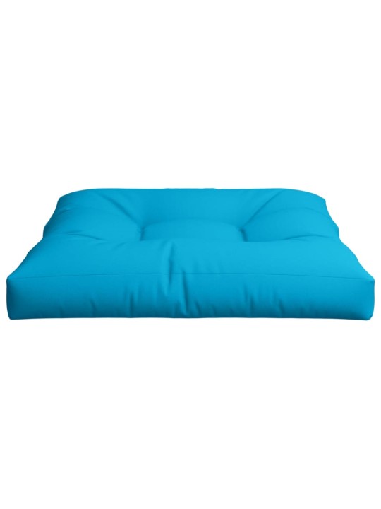 Poduška na palety modrá 80 x 80 x 12 cm textil