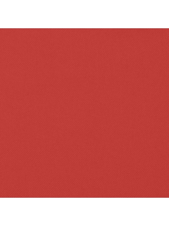 Poduška na palety červená 80 x 80 x 12 cm textil