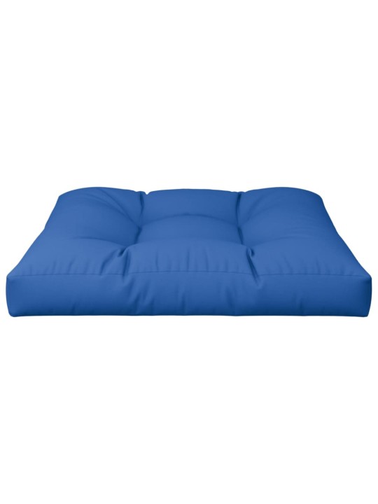 Poduška na palety královsky modrá 80 x 80 x 12 cm textil