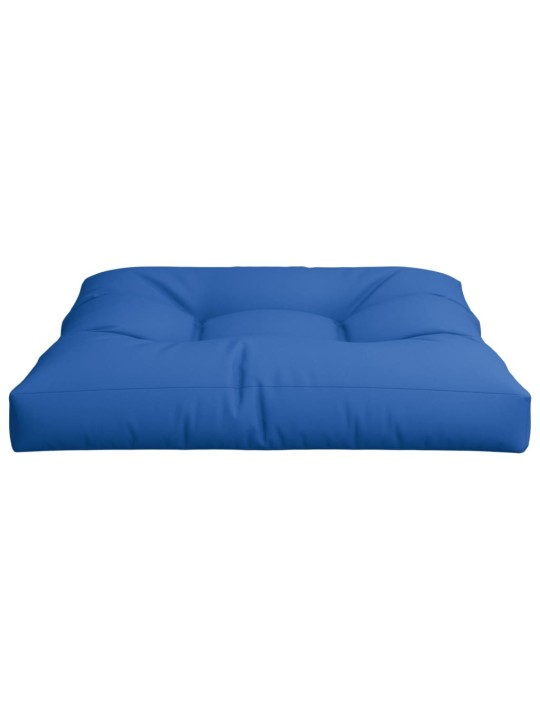 Poduška na palety královsky modrá 80 x 80 x 12 cm textil