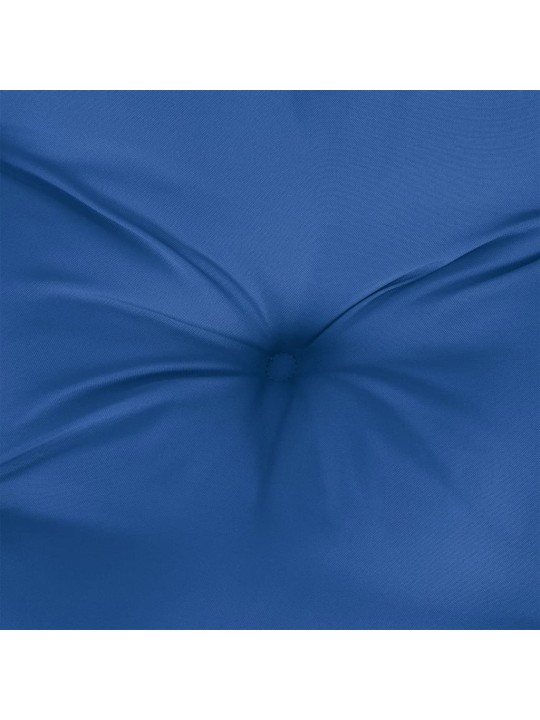 Poduška na palety královsky modrá 80 x 80 x 12 cm textil