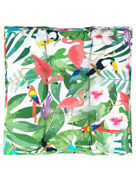 Poduška na palety vícebarevná 80 x 80 x 12 cm textil