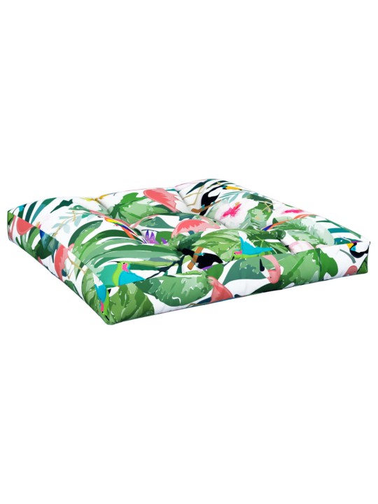 Poduška na palety vícebarevná 80 x 80 x 12 cm textil