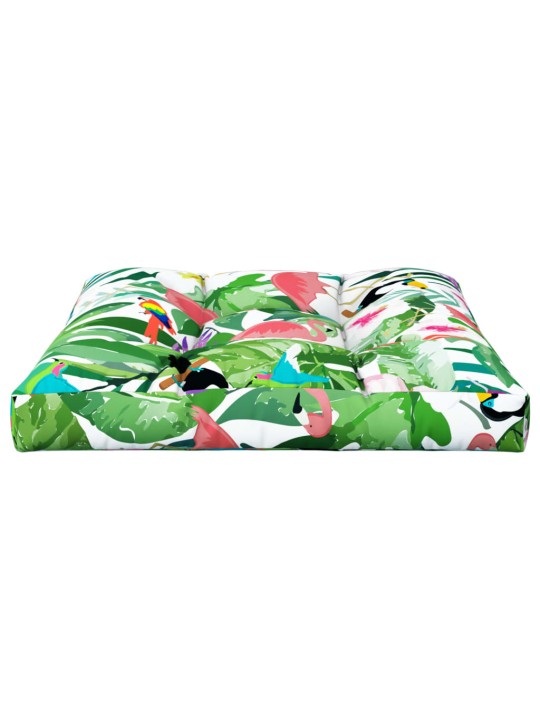 Poduška na palety vícebarevná 80 x 80 x 12 cm textil