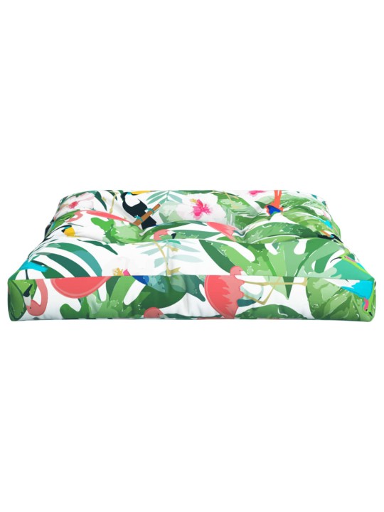 Poduška na palety vícebarevná 80 x 80 x 12 cm textil