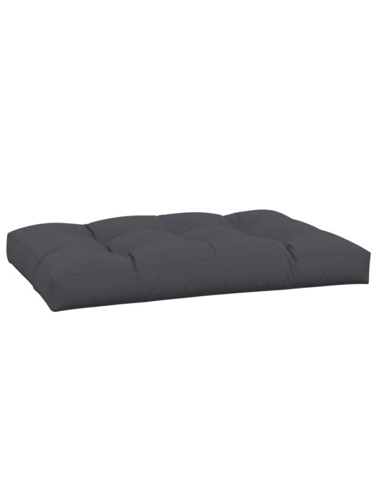 Poduška na palety antracitová 120 x 80 x 12 cm textil