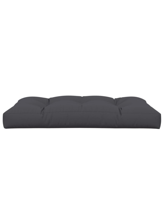 Poduška na palety antracitová 120 x 80 x 12 cm textil