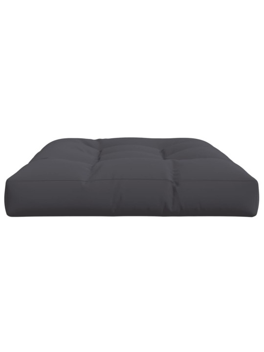Poduška na palety antracitová 120 x 80 x 12 cm textil