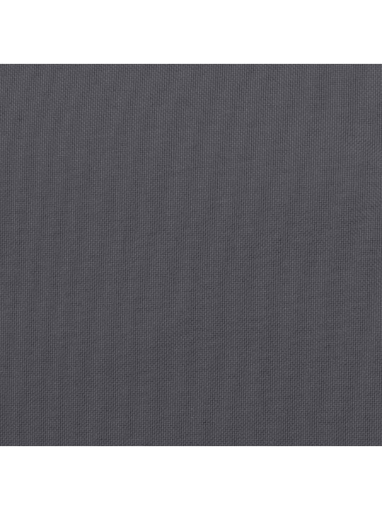 Poduška na palety antracitová 120 x 80 x 12 cm textil
