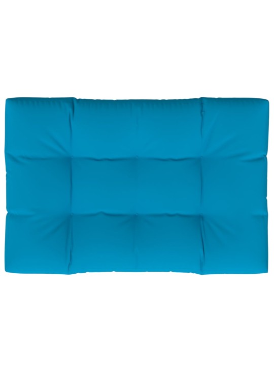 Poduška na palety modrá 120 x 80 x 12 cm textil
