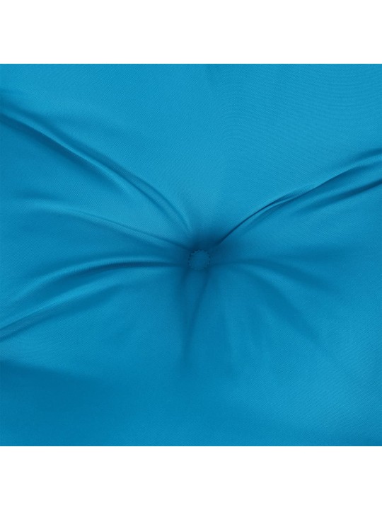 Poduška na palety modrá 120 x 80 x 12 cm textil
